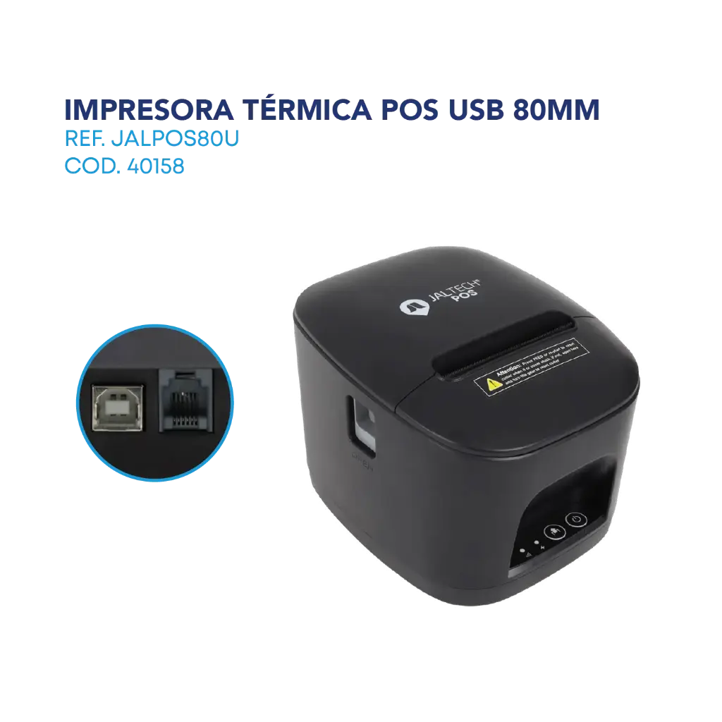 [DROXI-0268] Impresora Térmica POS USB 80MM